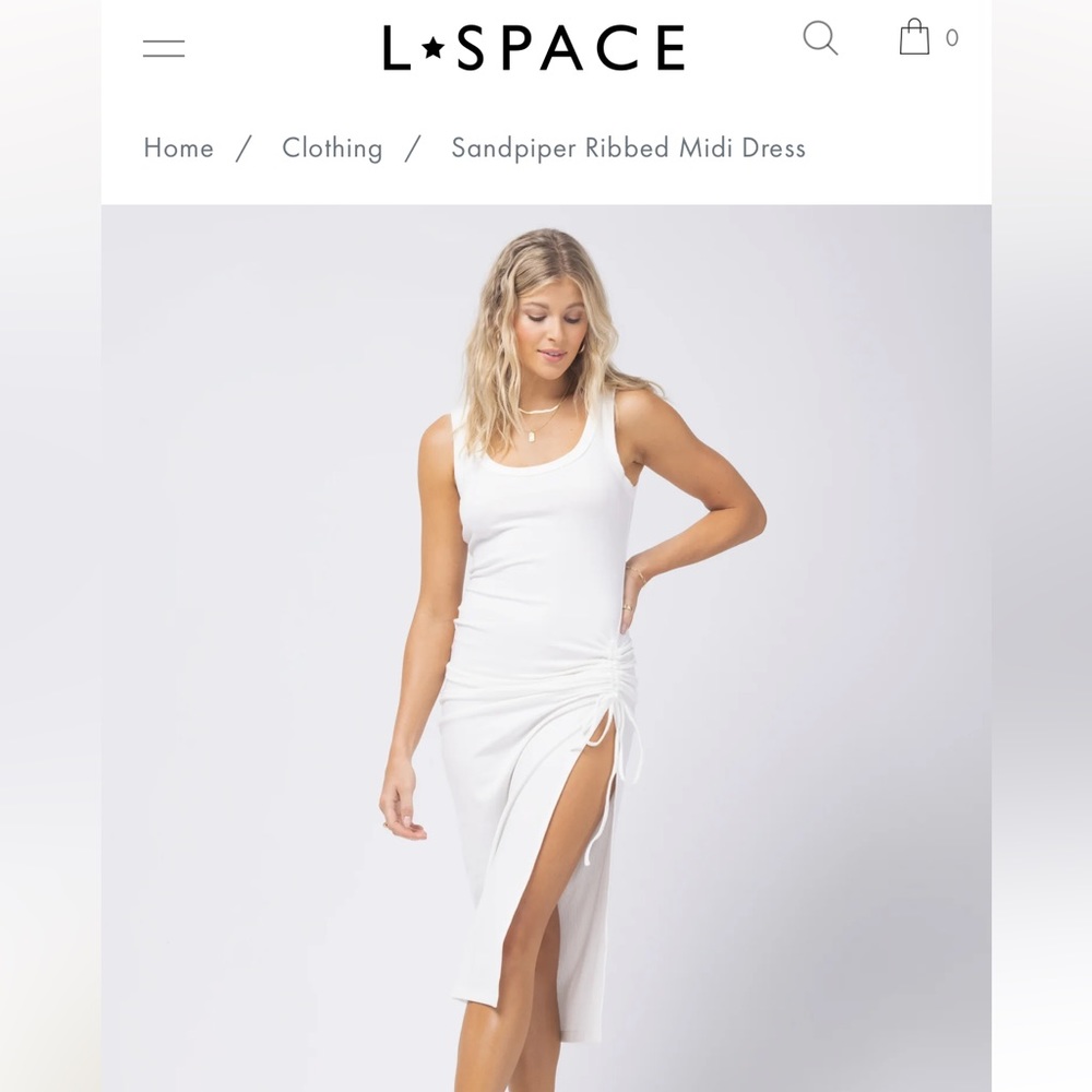 COPY - LSPACE Sandpiper Ribbed Midi Dress